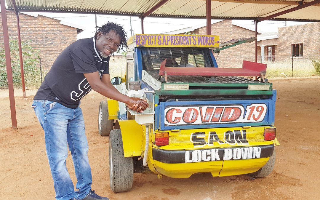 Moyo builds homemade car to curb Covid 19